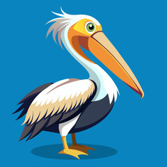 Majestic Pelican: A Vector Illustration