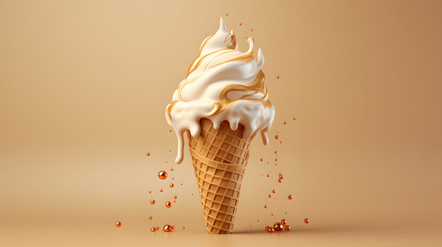 Limited Edition Ice Cream Poster 3d