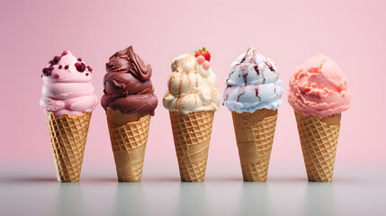 Ice Cream Catering Poster 3d