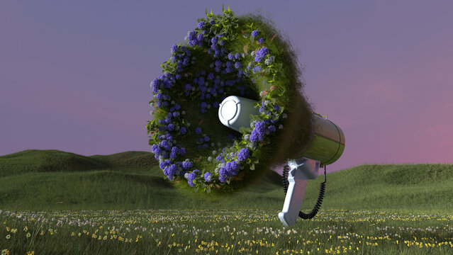 Green Megaphone