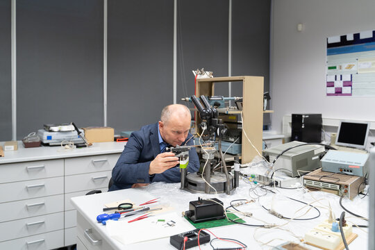 Scientist Working In The Lab