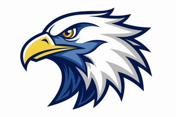eagle-logo--white-background vector illustration
