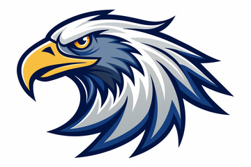 eagle-logo--white-background vector illustration 