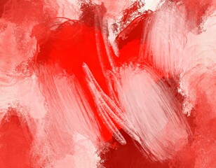 abstraction in red and pink colors 