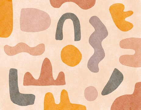 simple pastel  abstract design
