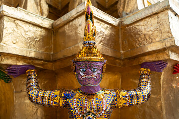Statue at the Grand Palace in Bangkok.