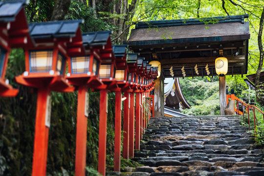 Vermilion Gateway to Kifune Shrine