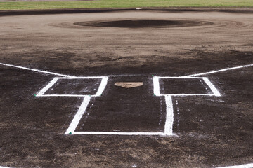 河川敷の野球場