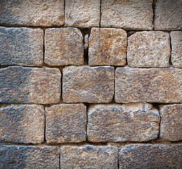 Old grunge brick wall background. Background and texture