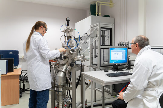 Scientists Working At Nanostructured Materials And Sensors Lab