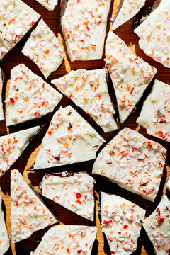 Chocolate Peppermint Bark Christmas Candy Treat