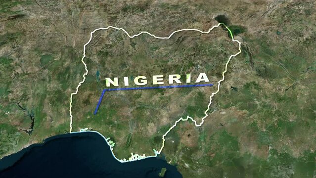 Nigeria World Map