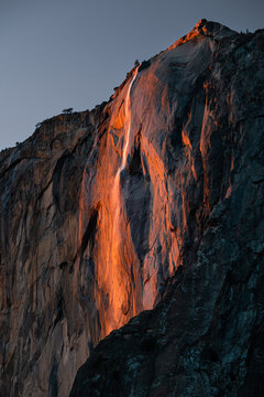 Firefall in Yosemite National Park