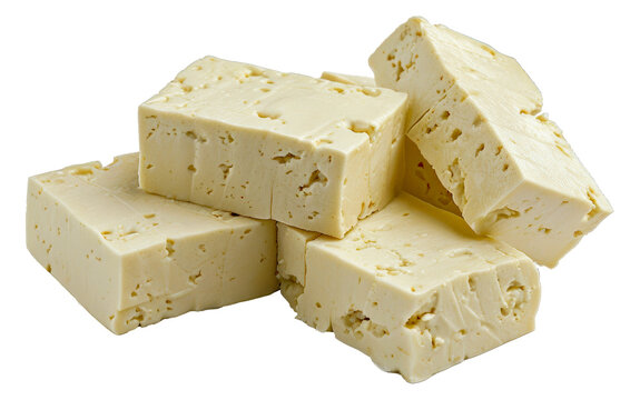 A close up of a block of cheese - stock png.