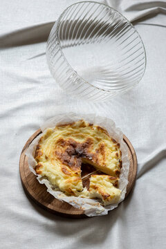 Homemade Basque Cheesecake