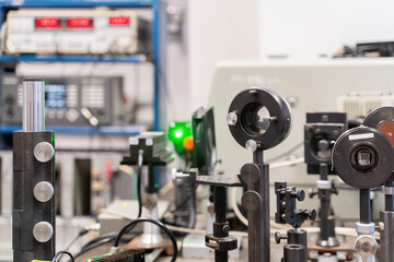 Close Up View Of Optoelectronics Lab