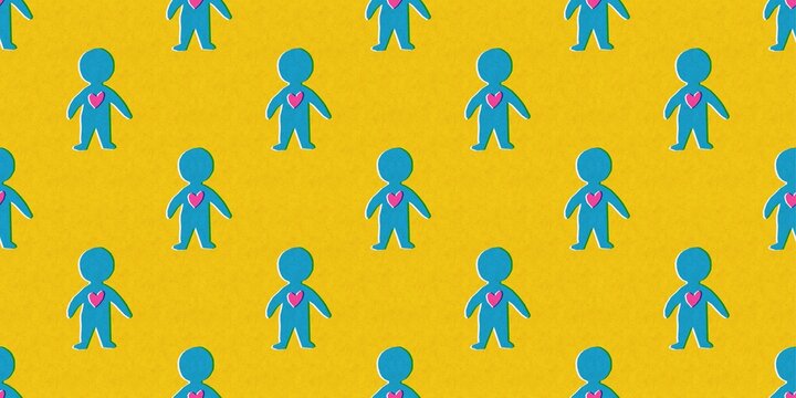 Minimal love feelings conceptual illustration