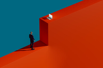 Man Accessing New Technology