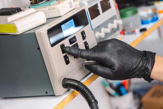 Man operating a heat engine