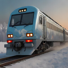Fototapeta premium Train in Norway