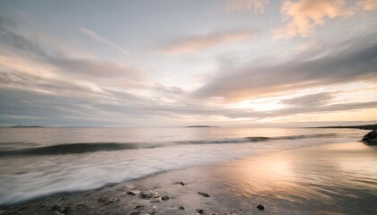 Fototapeta na wymiar beautiful seascape at sunset composition of nature
