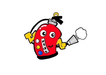 消火器　（fire extinguisher）