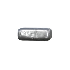 Metallic letter isolated on transparent background