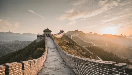 Photo sur Aluminium Mur chinois the great wall of china
