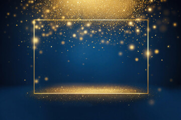 Gold element poster template