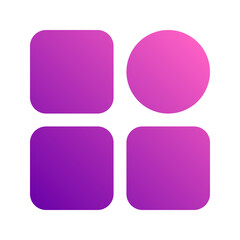 menu gradient icon