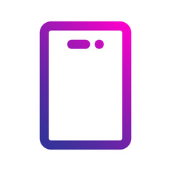 smartphone gradient icon