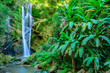 Mork Fah Waterfall in Doi Suthep Pui National Park