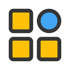 menu line color icon