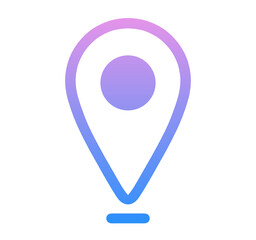 青紫色のグラデーション｜マップマーク