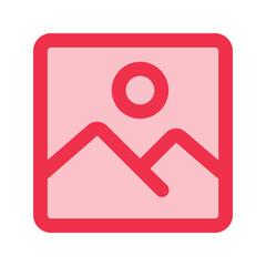 picture outline fill icon