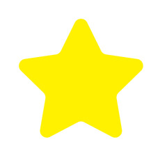 Fototapeta premium Star Icon vector. Star vector icon. Star Icon in trendy flat style isolated on a white background. Rating symbol for web design