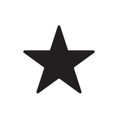 Star Icon vector. Star vector icon. Star Icon in trendy flat style isolated on a white background. Rating symbol for web design