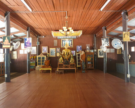 Beautiful landscape of ancient  temple&lrm; ,Wednesday, &lrm;February &lrm;7, &lrm;2024 in watpha bhurithatthatirawas , sakon nakhon, Thailand