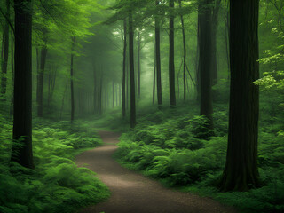 Obraz premium path in the forest