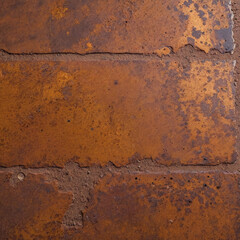 abstract flat aged rustic iron orange brown chocolate metallic background, texture
