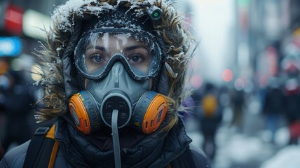 Pollution-fighting wearable devices, protecting respiratory health