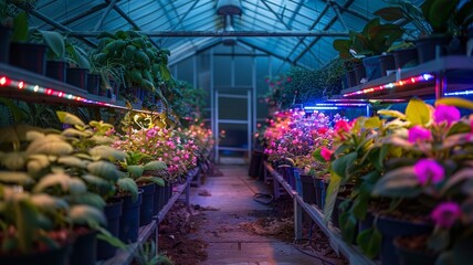 Plant growth stages, plant photosynthesis, growing plants in greenhouses to protect against insects