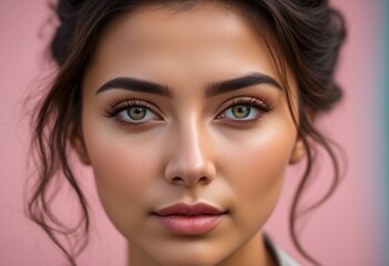 A Portrait Of Breathtakingly Gorgeous, Exotic, Beautiful Woman.
