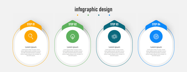 Infographic template elements can be used for workflow diagram, info chart, web design. vector illustration.	