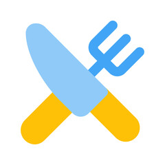 food court flat icon