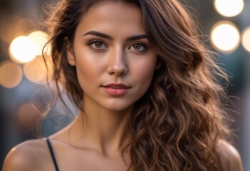 A Portrait Of Breathtakingly Gorgeous, Exotic, Beautiful Woman.
