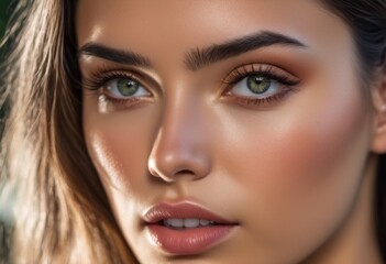 A Portrait Of Breathtakingly Gorgeous, Exotic, Beautiful Woman.
