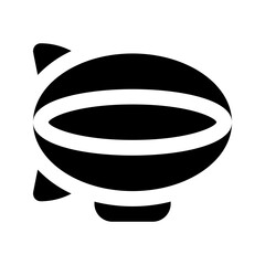 zeppelin glyph icon © dwi