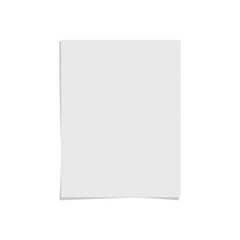 simple blank paper vector illustration for brand identity mockup