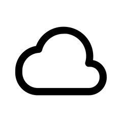 cloud line icon